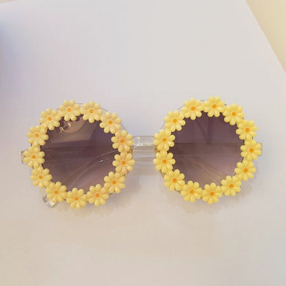 Floral Style Round Sunnies for Kids