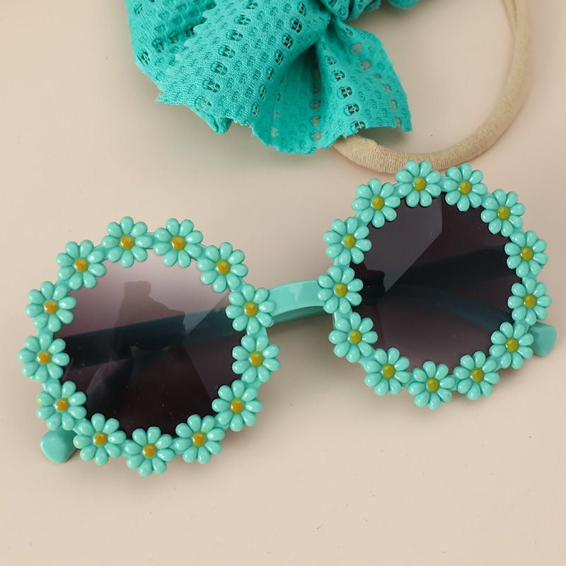 Floral Style Round Sunnies for Kids